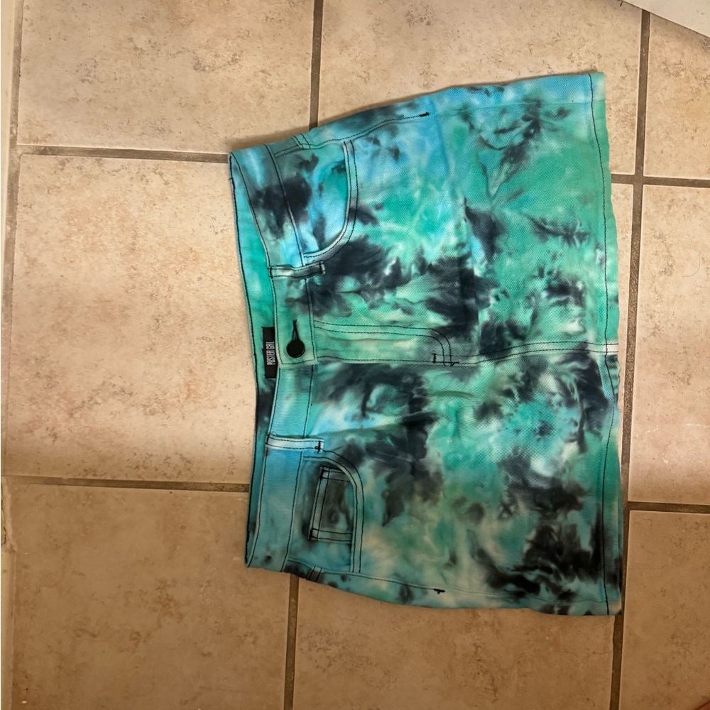 Poster Girl Tie Dye Skirt from DollsKill